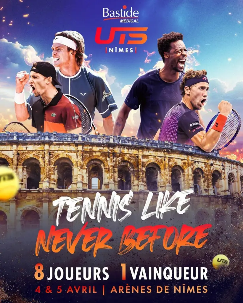 Nîmes Gaël Monfils jouera dans les arènes en 2025