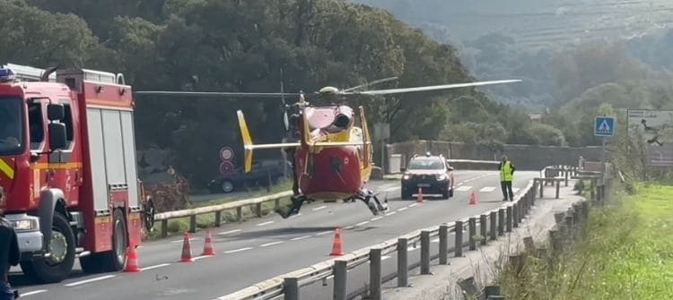 Accident moto à Port Vendres - PO
