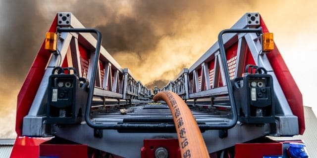 Incendie à Alès - photo infOccitanie