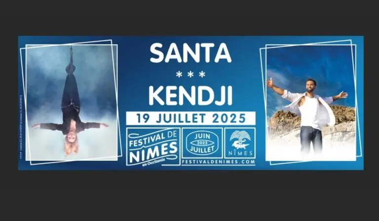 Santa et Kendji en concert au Festival de Nîmes le 19 juillet 2025