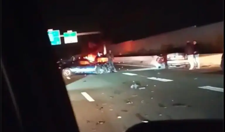 Accident sur l’A709 avec l’Alpine de la Gendarmerie impliquée - Photo tous droits réservés InfOccitanie