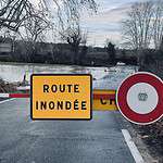 InfOccitanie - illustration inondation route inondée