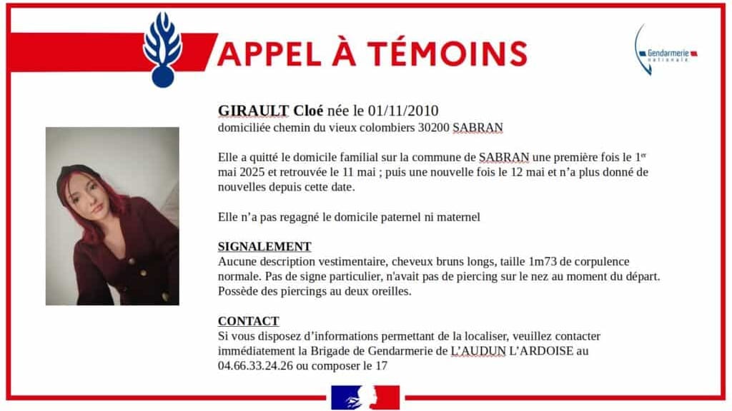 Gard : la gendarmerie lance un second appel à témoins pour cette ...