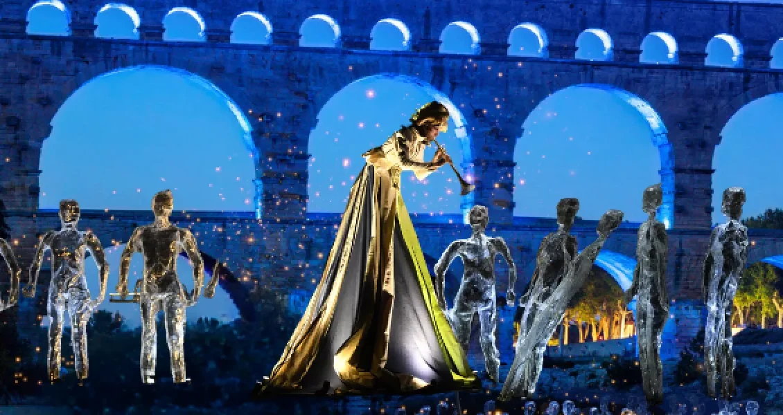 Pont du Gard : une « Fabuleuse traversée » pour célébrer les 40 ans à l&rsquo;UNESCO